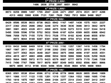 Kerala Lottery Result – Sthree Sakthi Draw | 01 September 2026